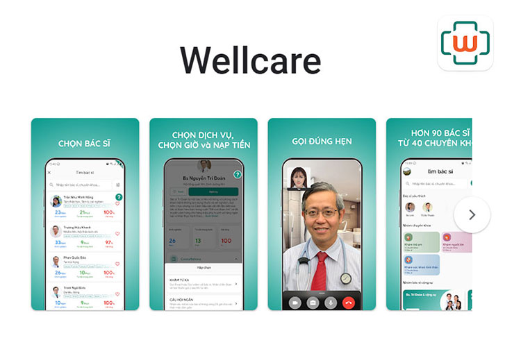 Ứng dụng khám bệnh online Wellcare