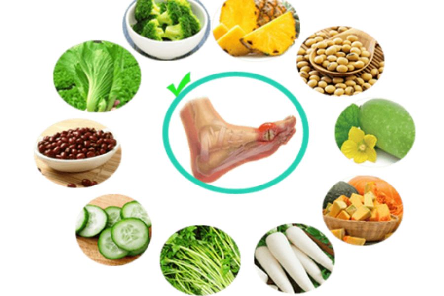 Thực đơn cho người bệnh gout trong 1 tuần 